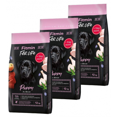 Fitmin dog For Life Puppy 3 x 12 kg