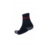 Ponožky NEKKAR vel.43-44 černá-červená-šedá