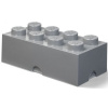 Úložný box LEGO úložný box 8 - tmavě šedá (5711938034283)
