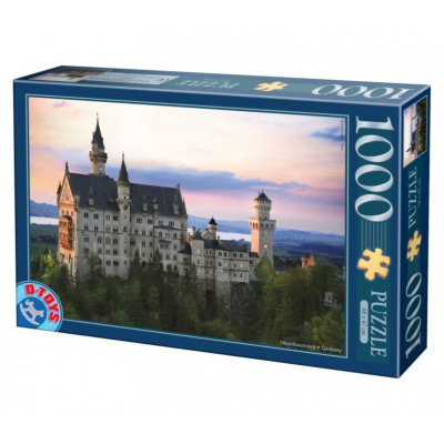 D-TOYS Puzzle Neuschwanstein, Německo 1000 dílků (64301 NL 07)