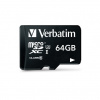 Verbatim microSDXC Pro UHS-I 64 GB (47042) + SD adapter