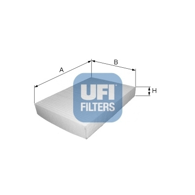 Filtr, vzduch v interiéru UFI 53.011.00