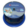 Verbatim BD-R SL 25GB 6x, printable, spindle, 50ks (43812)