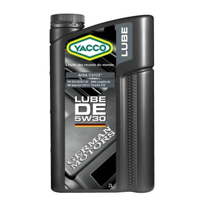 Motorový olej YACCO Lube DE 5W-30, 2L