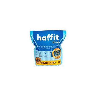 Haffit Blue - Hovězí & Rýže 1,5 kg
