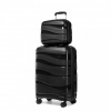 Cestovní praktický set - KONO s kosmetickým kufříkem, černý