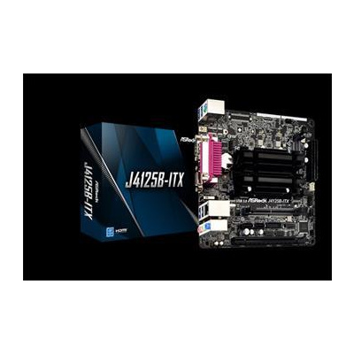 ASROCK MB J4125B-ITX s integrovaným intel CPU quad-core J4125 (2x DDR4 SO-DIMM, VGA +HDMI, PCI-E, 2xSATA3, 7.1, GLAN, m (J4125B-ITX)