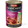 Animonda Gran Carno Adult hovězí srdce 400 g Výhodné balení 6 kusů