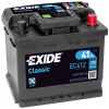 Autobaterie EXIDE Classic 12V 41Ah 370A EC412