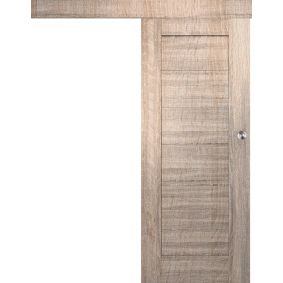 posuvné interiérové dveře na stěnu vasco doors IBIZA plné model 1 Průchozí rozměr: 70 x 197 cm