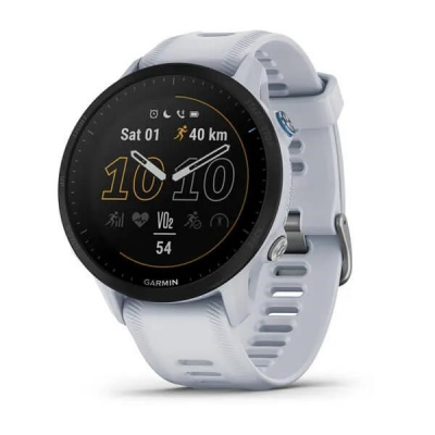 Garmin GPS sportovní hodinky Forerunner 955 Whitestone, EU - 010-02638-31