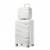 Cestovní praktický set - KONO s kosmetickým kufříkem, bílý