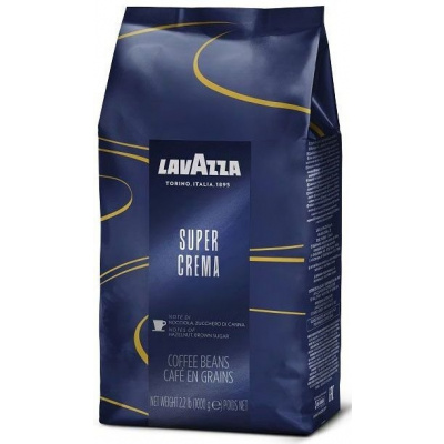 Káva zrnková smíšená Lavazza Super Crema 1000 g