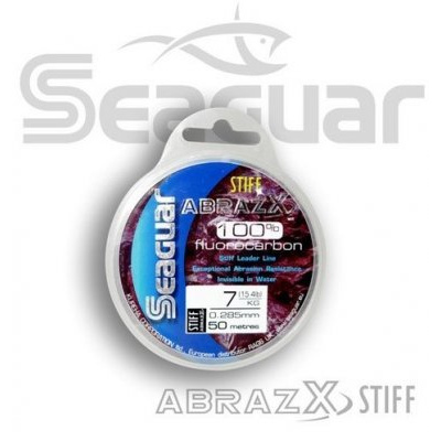 SEAGUAR Fluorocarbon AbrazX Stiff 50m 0,52mm 44lb 20kg