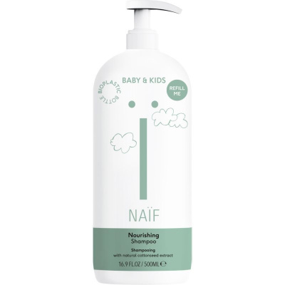 Naif Baby & Kids Nourishing Shampoo výživný šampon pro dětskou pokožku hlavy 500 ml