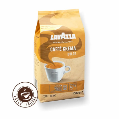 Míchaná zrnková káva Lavazza Caffe Crema Dolce 1000 g