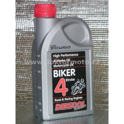 Olej motorový 4T 20W-50 Biker Denicol