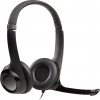 Logitech Headset Stereo H390/ drátová sluchátka + mikrofon/ USB/ černá