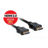 AQ BVH020 2M (Kabel HDMI - HDMI ve verzi 2.0 pro nejnovější 4K UHD TV a další přístroje s konektory HDMI, 2M)