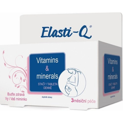 Elasti-Q Vitamins & Minerals s postupným uvolňováním 90 tbl.