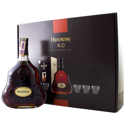 Hennessy XO +6x 40% 0,7l (holá láhev)