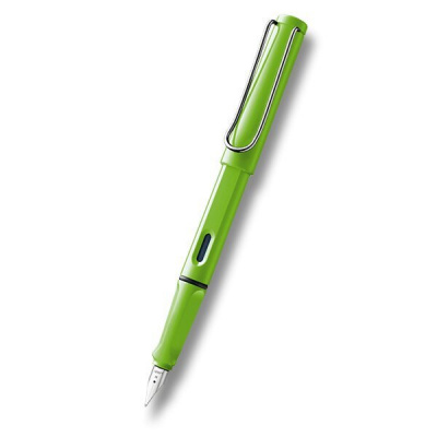 Lamy Safari Shiny Green plnicí pero hrot B