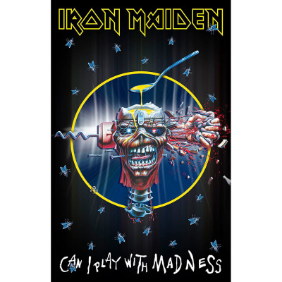 Textilní plakát Iron Maiden Can I Play With Madness (TP275)