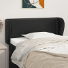 Prolenta Maison Exclusive Čelo postele typu ušák černé 103x23x78/88 cm umělá kůže