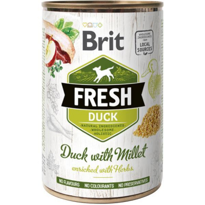 VAFO PRAHA, s.r.o. Brit Fresh konz. Duck with Millet 400 g