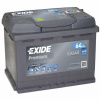 EXIDE Baterie EXIDE PREMIUM CARBON 12V 64Ah / 640A EA640