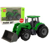 LEAN Toys Zemědělské vozidlo Traktor Buldozer Zelený Malý