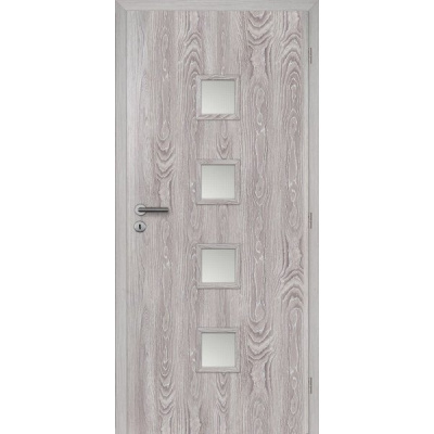 DOORNITE MASONITE dveře vnitřní 70 cm QUADRA sklo