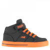 Lonsdale Canons Childrens Hi Top Trainers Grey/Orange C13 (31.5)