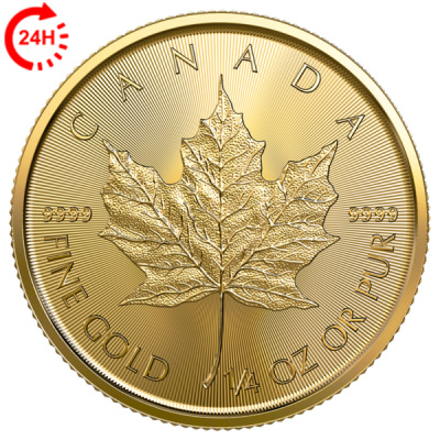 Royal Royal Canadian Mint Maple Leaf Zlatá mince 1/4 oz