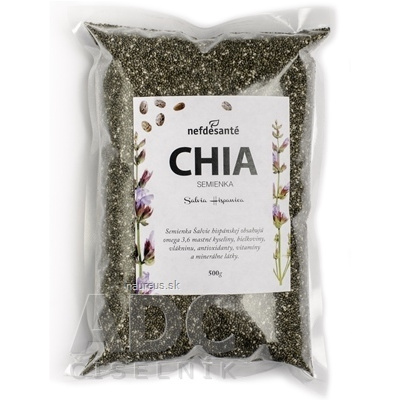 Nefdesante Chia semínka semena Šalvěje (Salvia Hispanica) 1x500 g 500 g