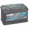 EXIDE Baterie EXIDE PREMIUM CARBON 12V 72Ah / 720A EA722
