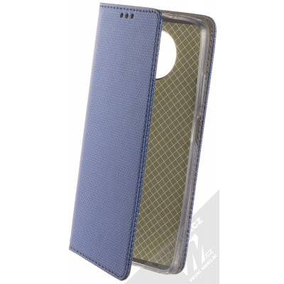 1Mcz Magnet Book flipové pouzdro pro Xiaomi Redmi Note 9T tmavě modrá (dark blue)