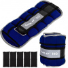 MOVIT Neoprenové reflexní zátěžové manžety, 2 x 3 kg, modré M92441