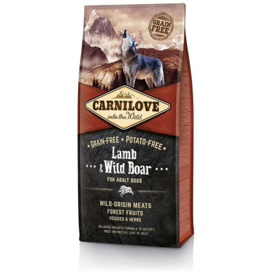 Carnilove Lamb & Wild Boar for Adult Dogs 12 kg