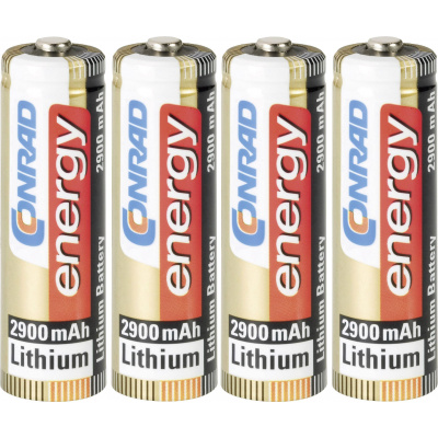 Conrad energy Extreme Power FR6 tužková baterie AA lithiová 2900 mAh 1.5 V 4 ks