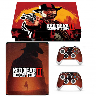 Polep na konzoli Xbox One X - Red Dead Redemption 2 (XONE)