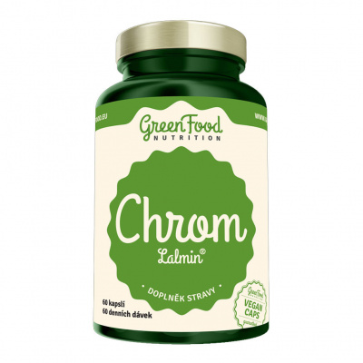 GreenFood Nutrition Chrom lalmin 60 vegan kapslí