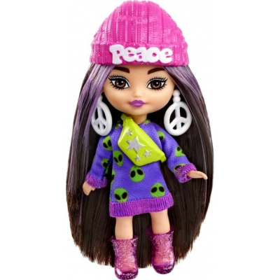 Mattel Barbie Extra Mini Minis Doll - Alien Print Hoodie