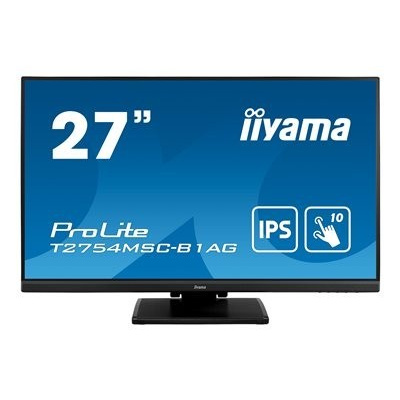 iiyama ProLite T2754MSC-B1AG - LED monitor - 27&amp;quot; - dotykový displej - 1920 x 1080 Full HD (1080p) @ 60 Hz - IPS - 300 cd,m... (T2754MSC-B1AG)