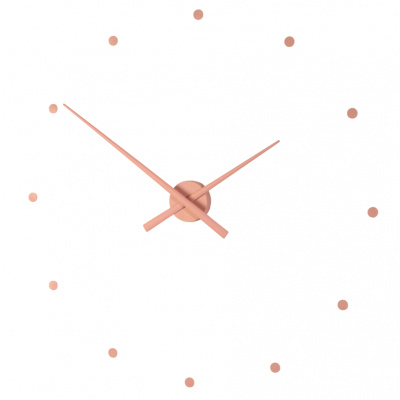 Designové nástěnné hodiny NOMON OJ růžové 50cm - záruka 3 roky!