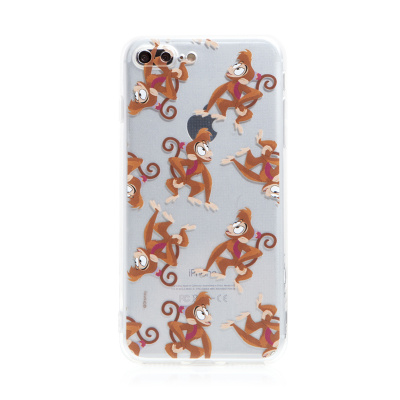 AppleMix Kryt DISNEY pro Apple iPhone 7 Plus / 8 Plus - Aladin - Aladinova opička Abu - gumový - průhledný
