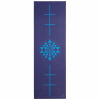 BODHI jóga podložka LEELA YANTRA, 183x60x0,4 cm, modrá