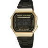 Casio Quartz náramkové hodinky A168WEGB-1BEF (d x š x v) 38.6 x 36.3 x 9.6 mm zlatá Materiál pouzdra=Rezinát materiál řemínku=nerezová ocel