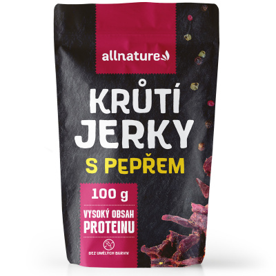 Allnature TURKEY pepper Jerky, 100 g