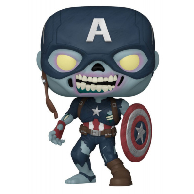 Funko What If... ? - Zombie Captain America POP Vinyl Bobble-Head Figure